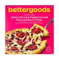 Bettergoods Wood-Fired Zesty Uncured Pepperoni and Uncured Bacon Pizza 16.2 Oz Frozen