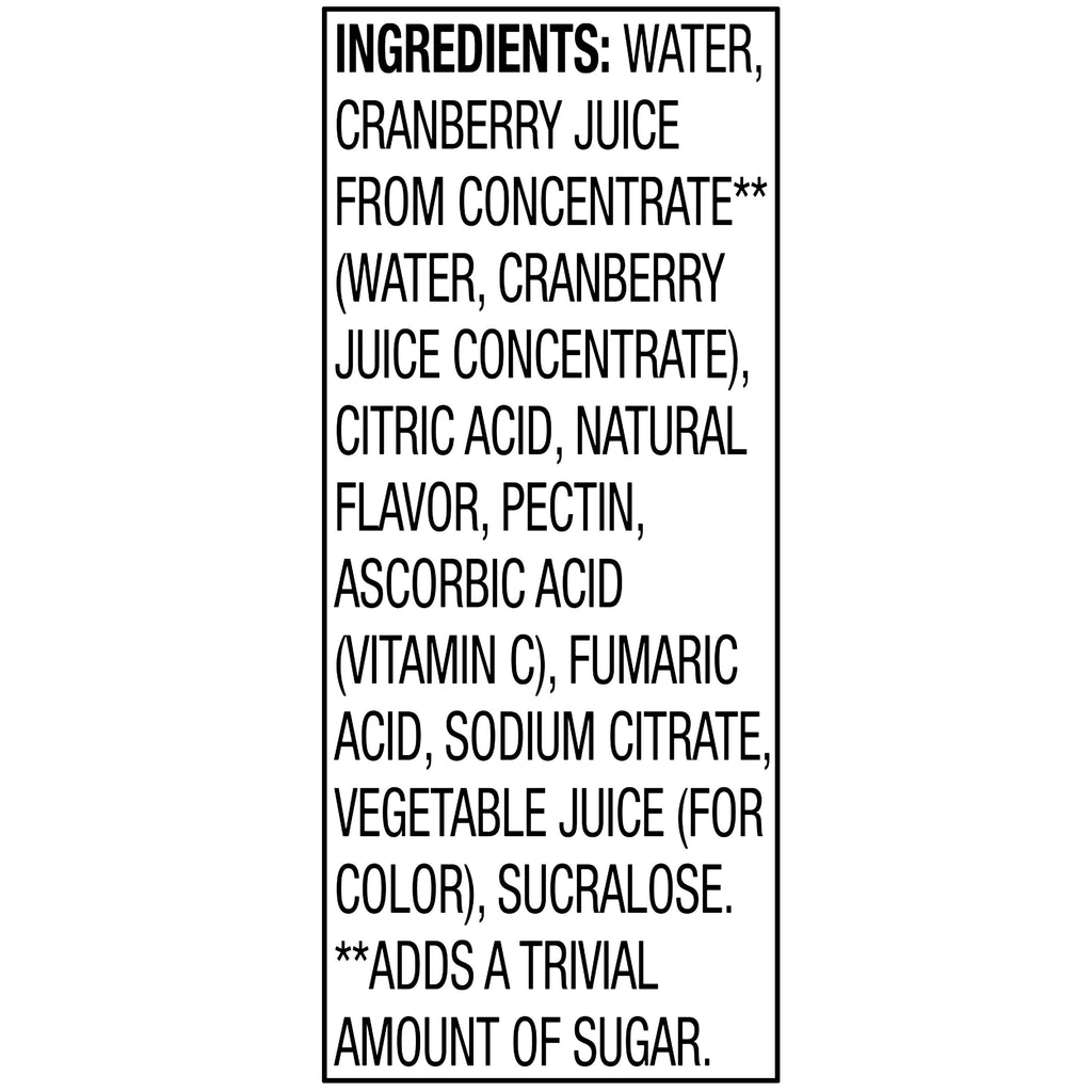 Great Value Zero-Sugar Cranberry Juice Cocktail 64 fl oz Bottle