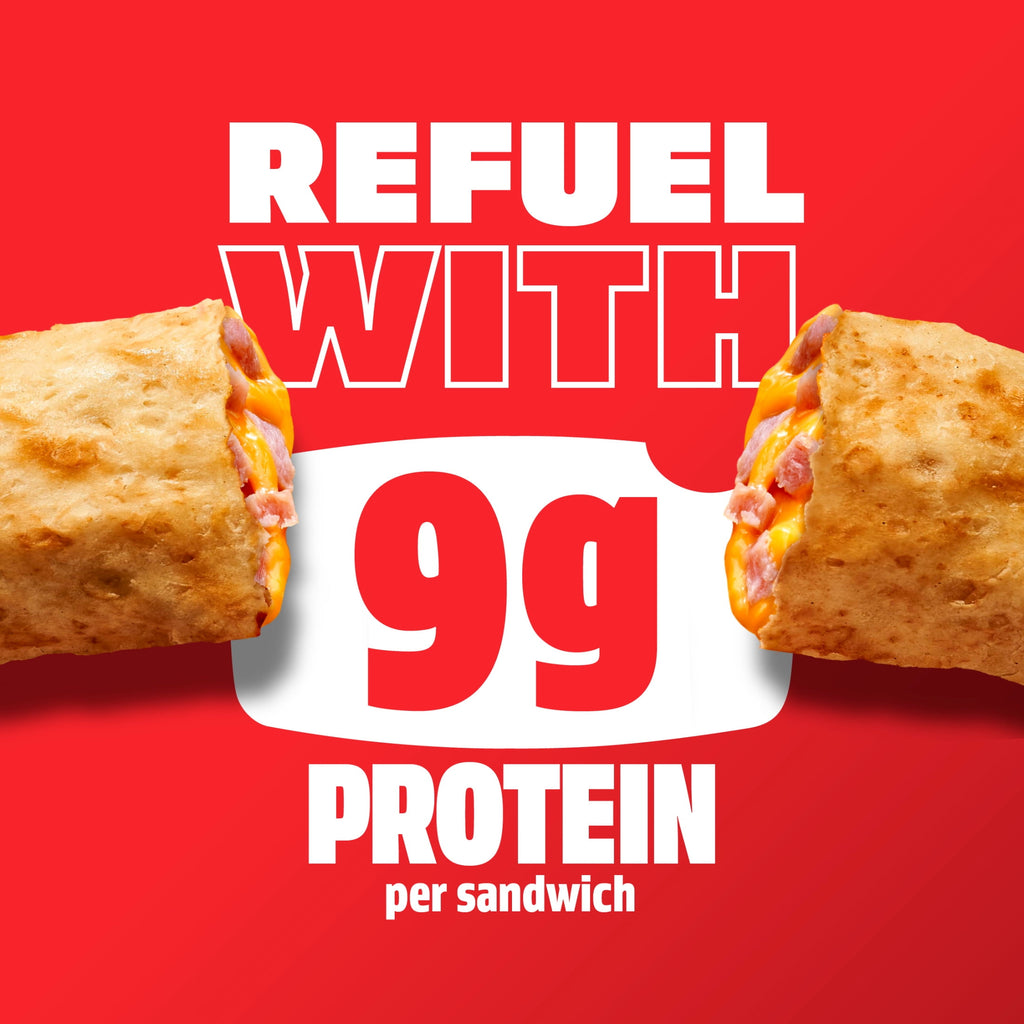 Hot Pockets Hickory Ham and Cheddar Frozen Sandwich Snacks 36 Oz 8 Count