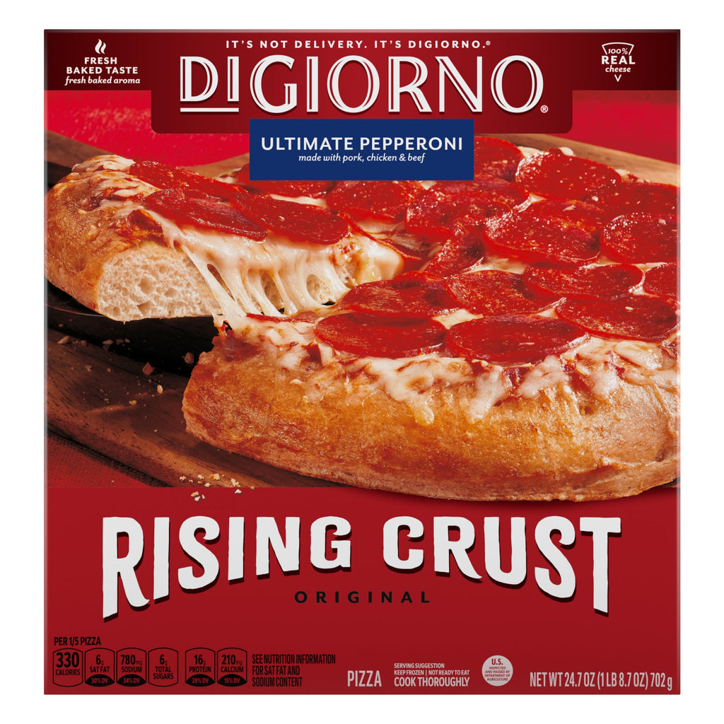 DiGiorno Rising Crust Ultimate Pepperoni Frozen Pizza 24.7 Oz