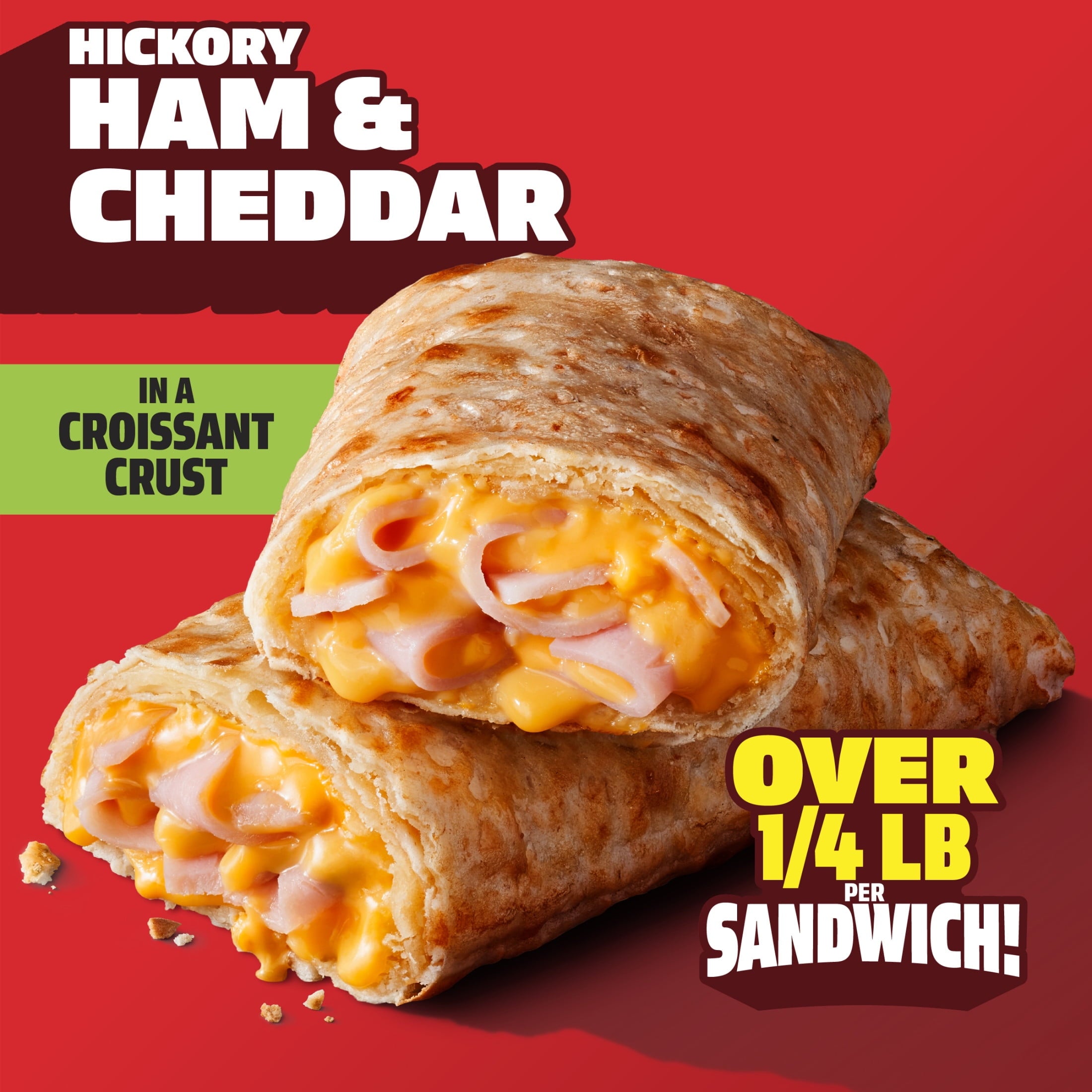 Hot Pockets Ham and Cheddar Croissant Crust Frozen Sandwiches 18 Oz 4 Count