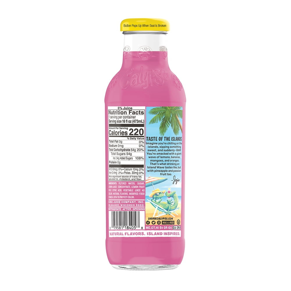 Calypso Island Wave Lemonade 16 fl oz