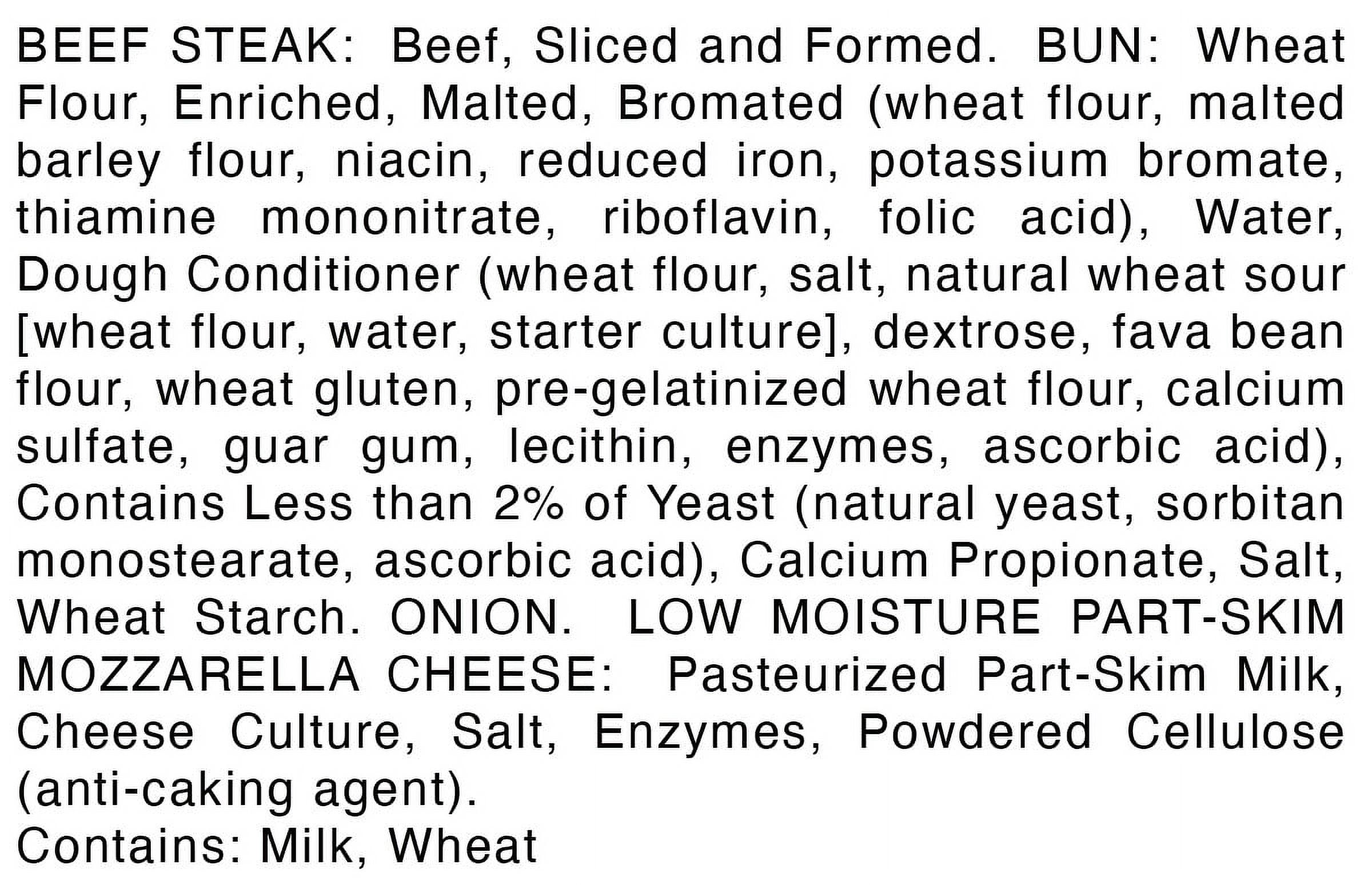 J.T.M. Beef Philly Cheese Steak Kit Frozen 36 Oz 4 Count