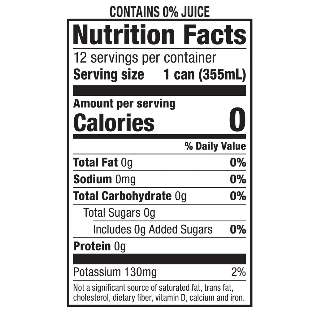 Clear American Black Cherry Sparkling Water 12 fl oz 12 Count
