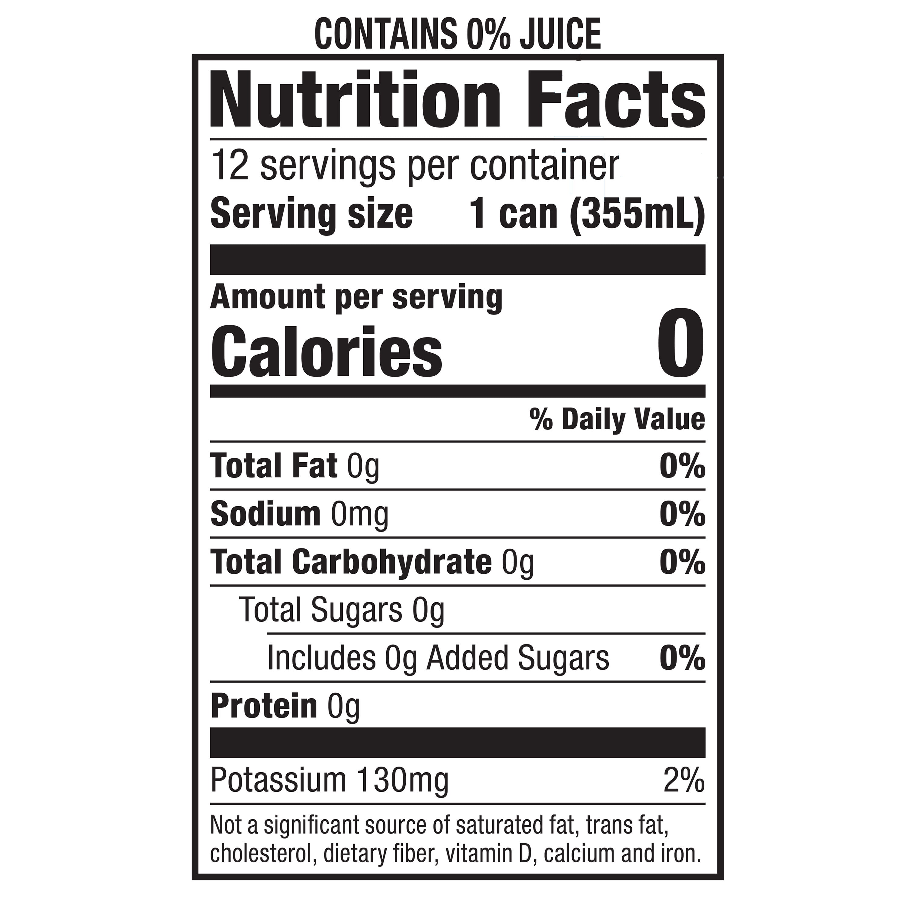 Clear American Black Cherry Sparkling Water 12 fl oz 12 Count