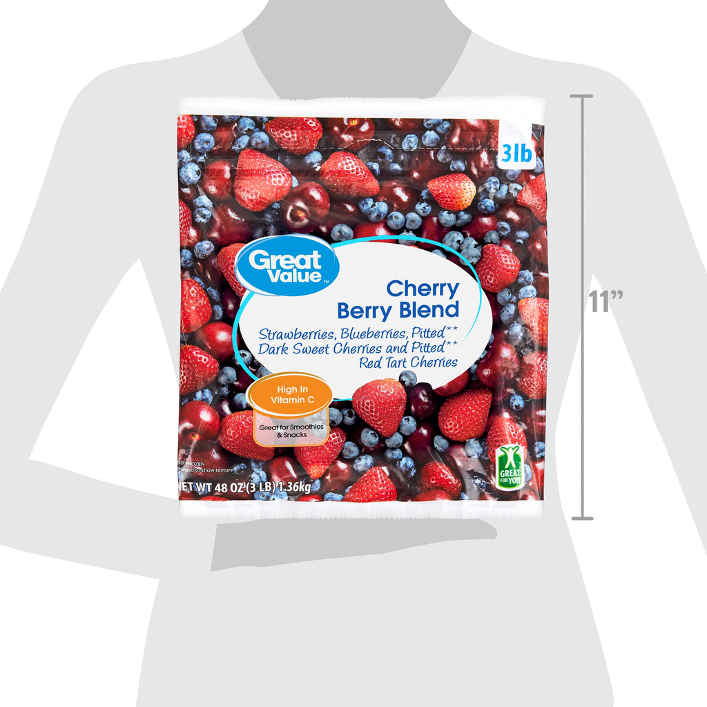Great Value Cherry Berry Blend Frozen 48 Oz