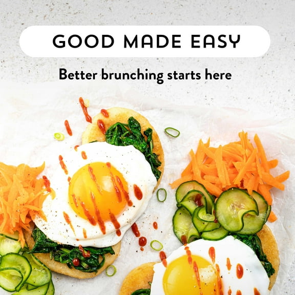 Strong Roots Cauliflower Hash Brown Patties Vegan Gluten Free Frozen 13.22 Oz