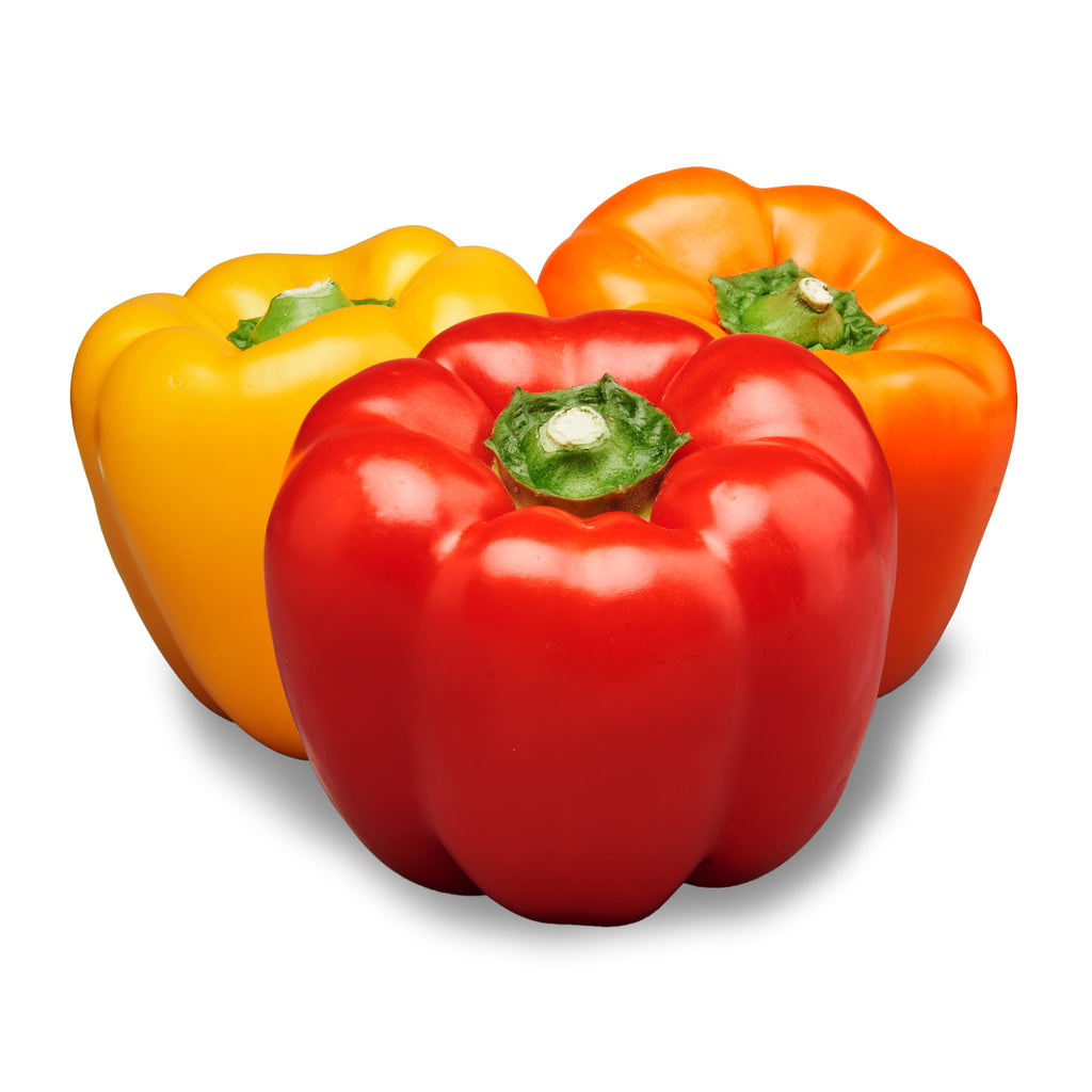 Fresh Bell Peppers 3 Count Tray