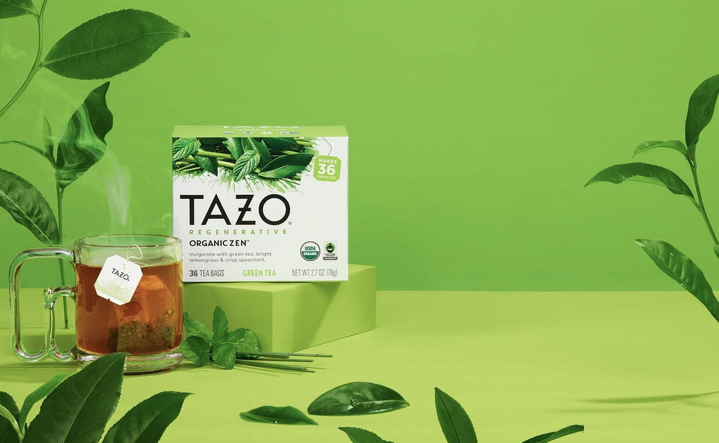 TAZO Regenerative Organic Zen Green Tea Bags 36 Count