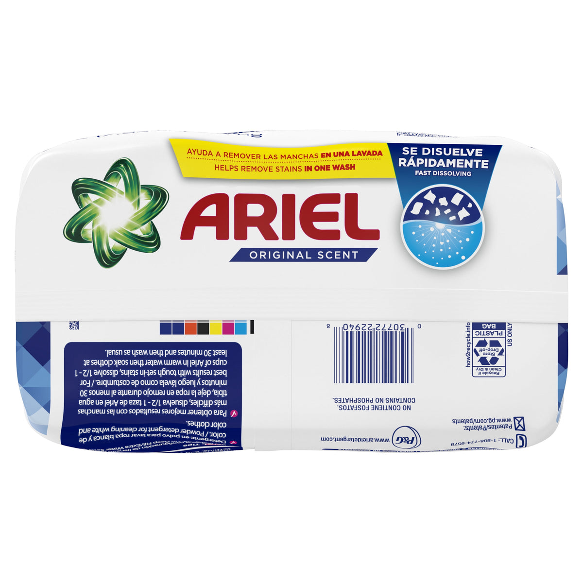 Ariel Powder Laundry Detergent Original Scent 127 oz 80 Loads