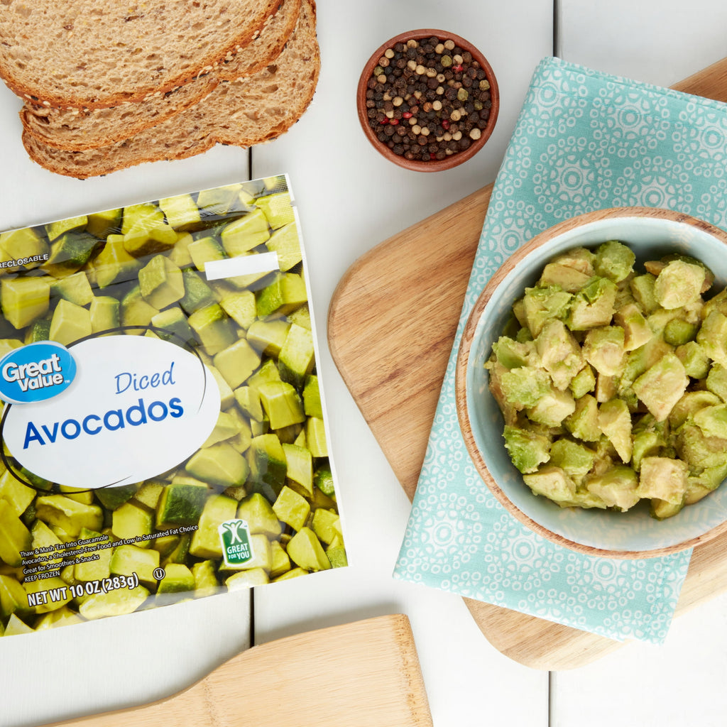 Great Value Diced Avocados Frozen 10 Oz