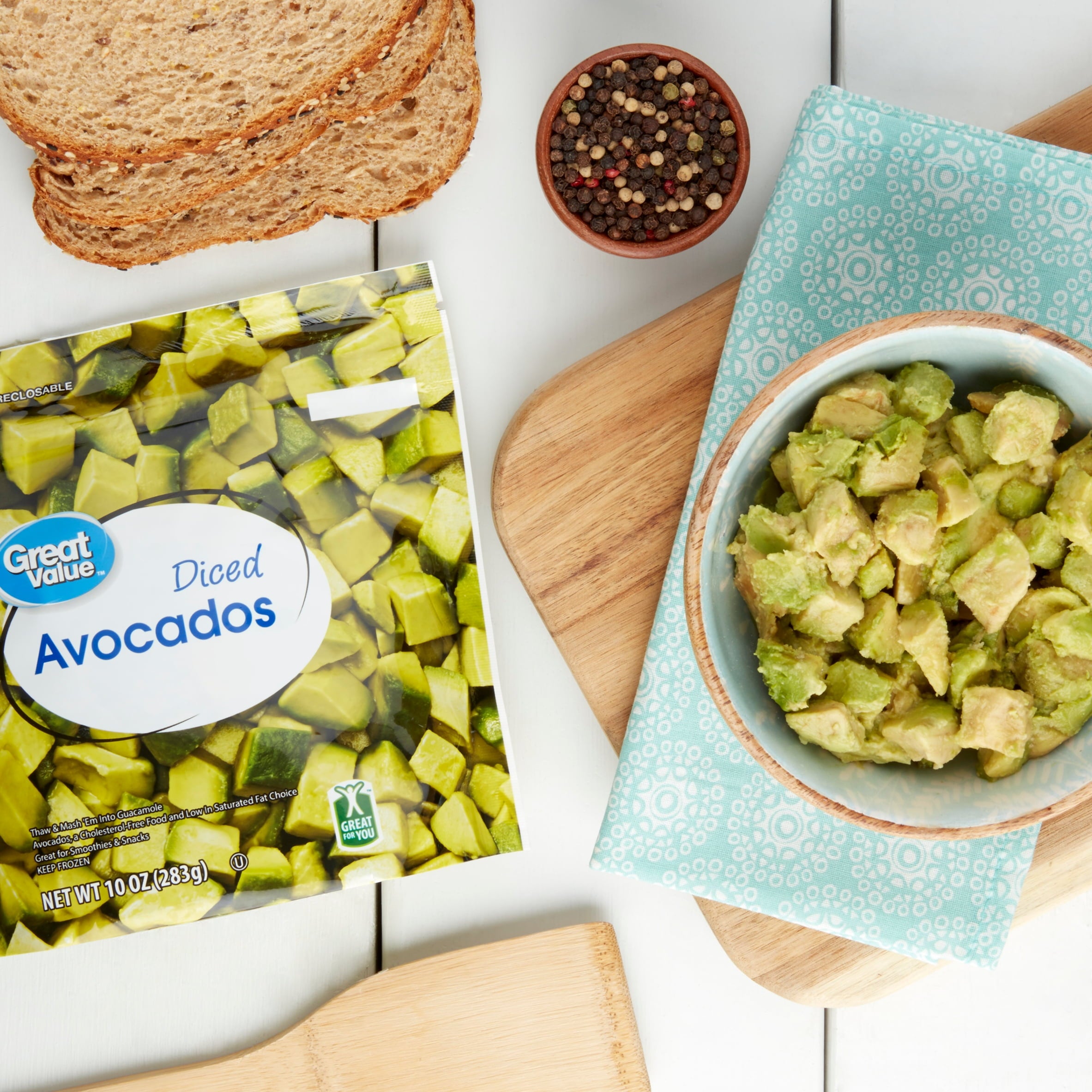 Great Value Diced Avocados Frozen 10 Oz