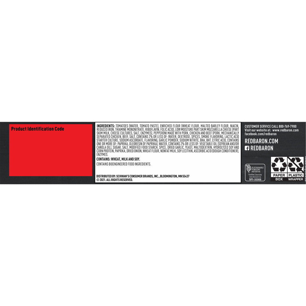 Red Baron Pepperoni French Bread Frozen Personal Pizza 10.8 Oz 2 Pack