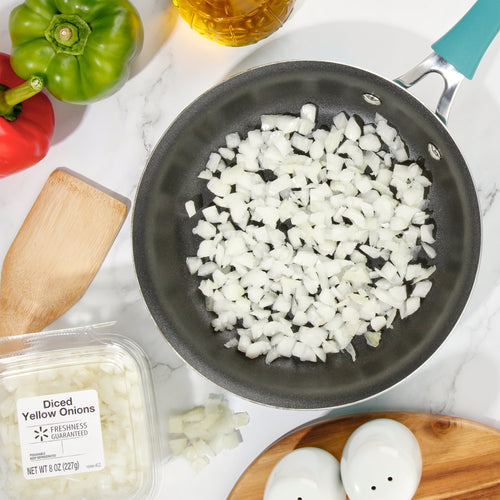 Diced Yellow Onions 8 Oz