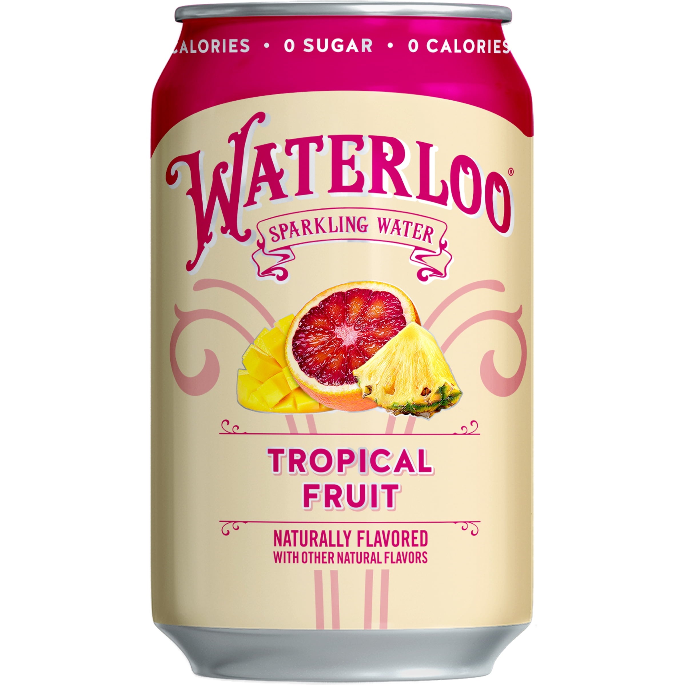 Waterloo Sparkling Water Tropical Fruit 12 fl oz 8 Count