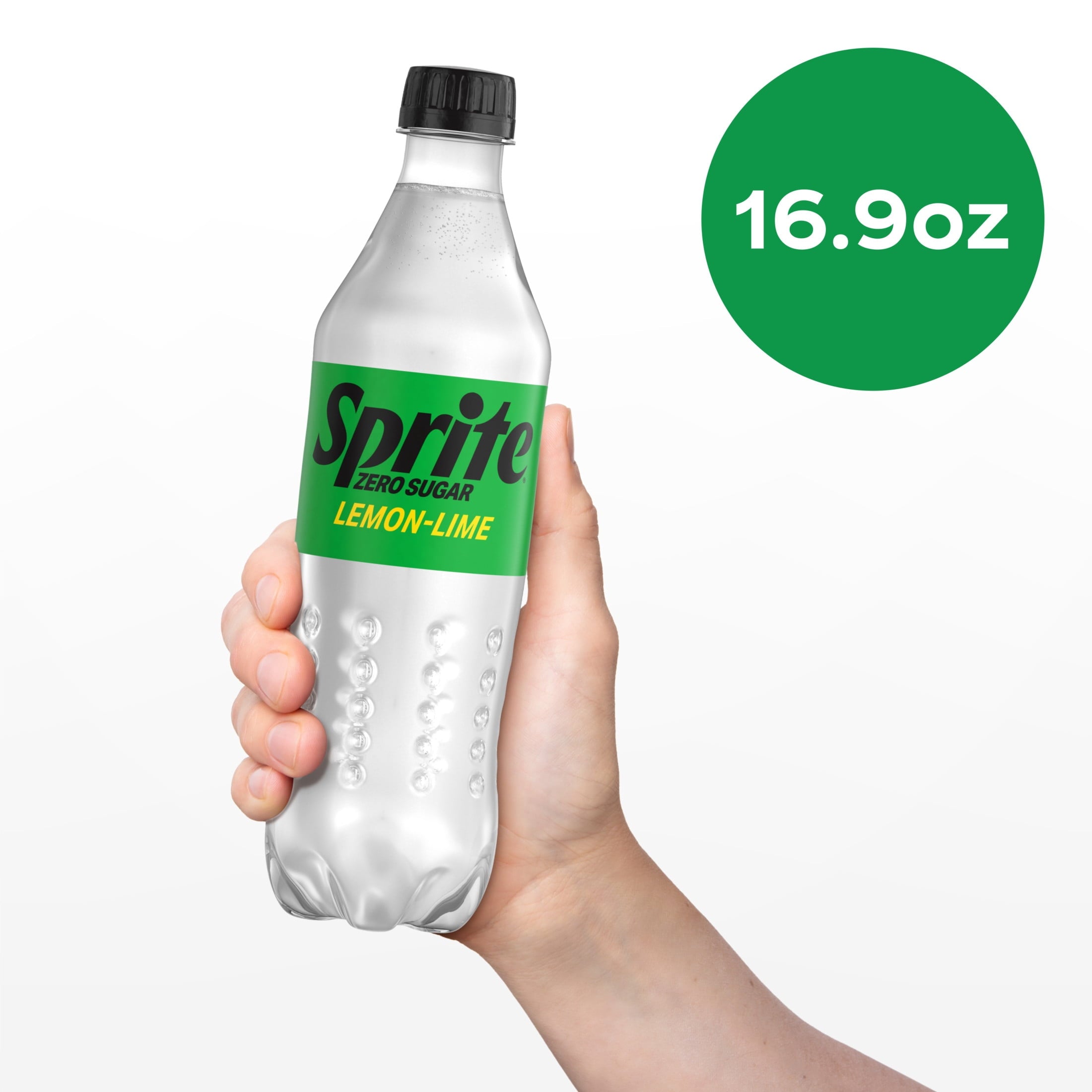 Sprite Zero Sugar Lemon-Lime Caffeine Free Soda Pop Bottles 16.9 Fl Oz 6 Pack