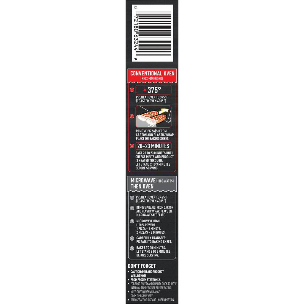 Red Baron Pepperoni French Bread Frozen Personal Pizza 10.8 Oz 2 Pack