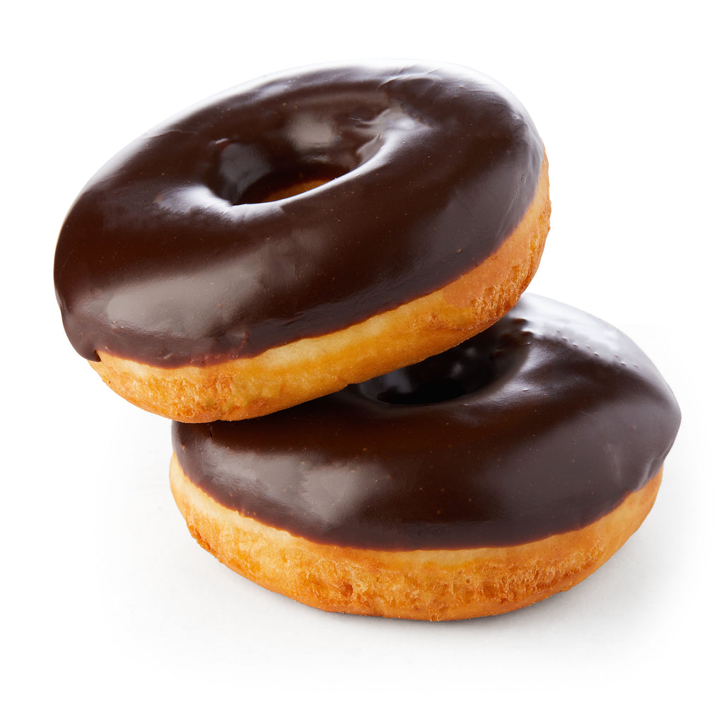 Chocolate Iced Ring Donuts 4 Oz 2 Count Freshness Guaranteed