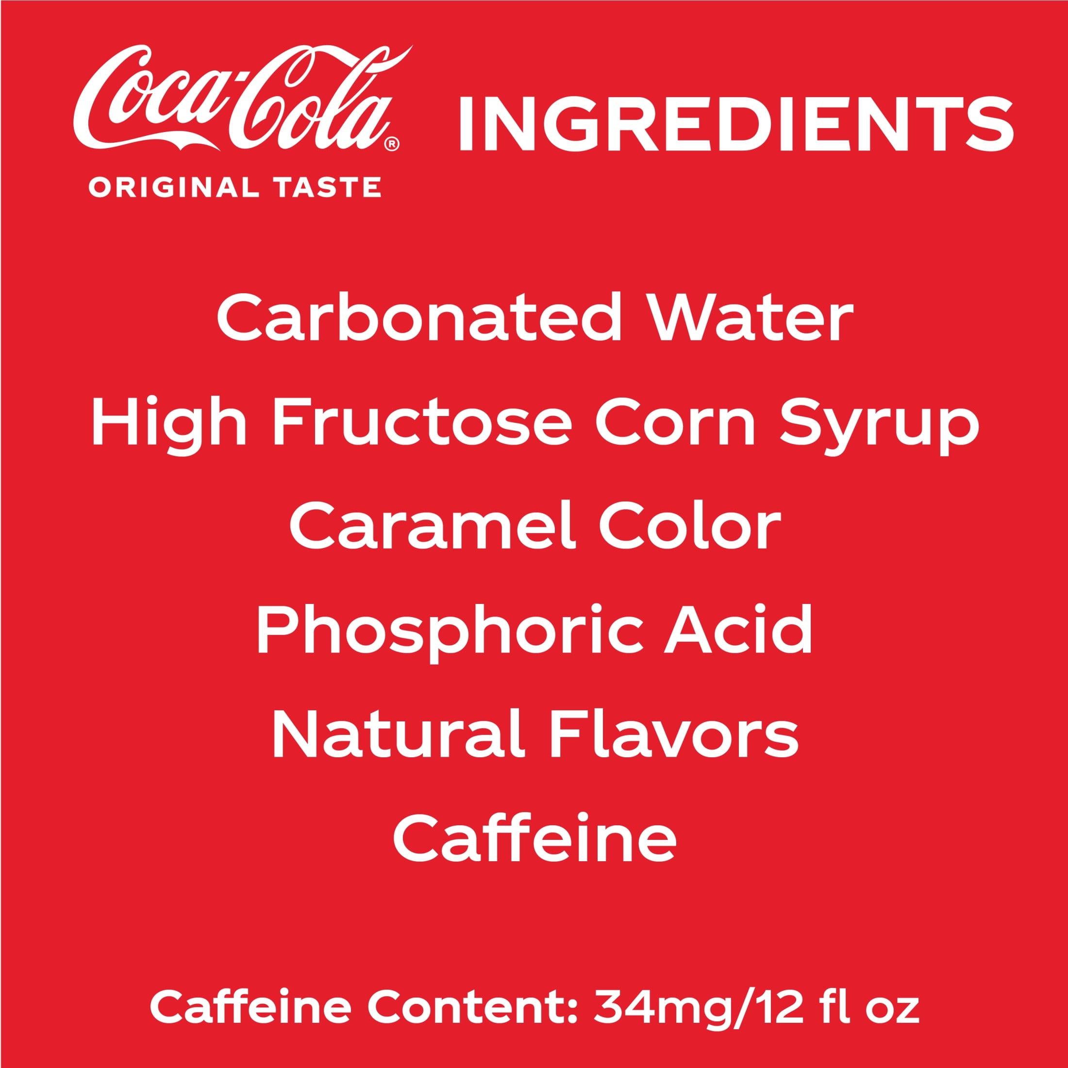 Soda Pop Cans 12 Fl Oz 24 Pack Coca-Cola