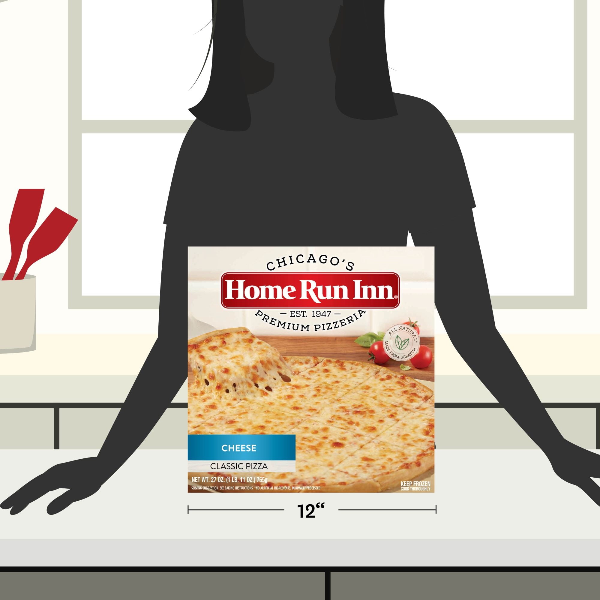 Home Run Inn Classic Crust Cheese Pizza 27 Oz Frozen