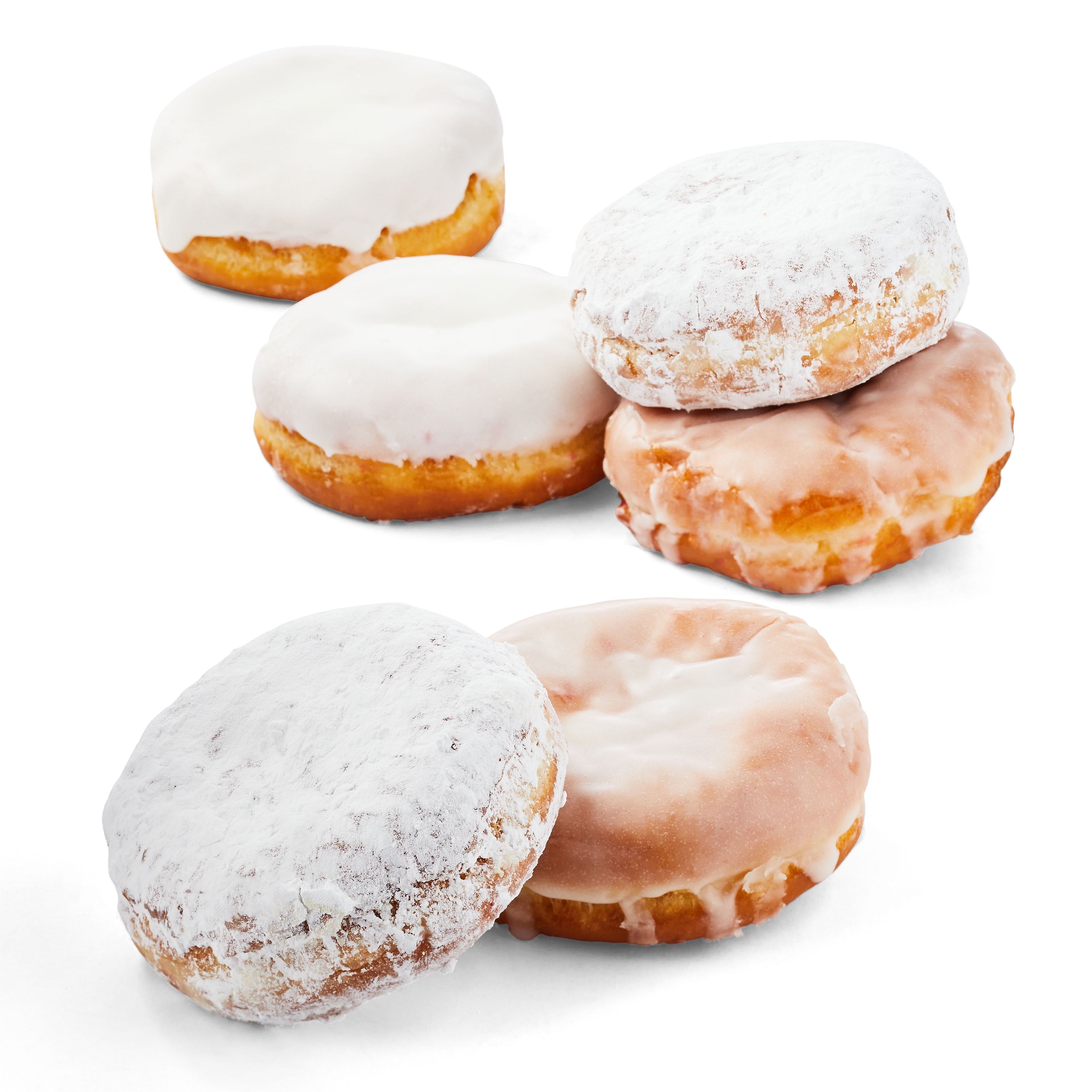 Raspberry Filled Bismark Donuts 16 Oz 6 Count Freshness Guaranteed