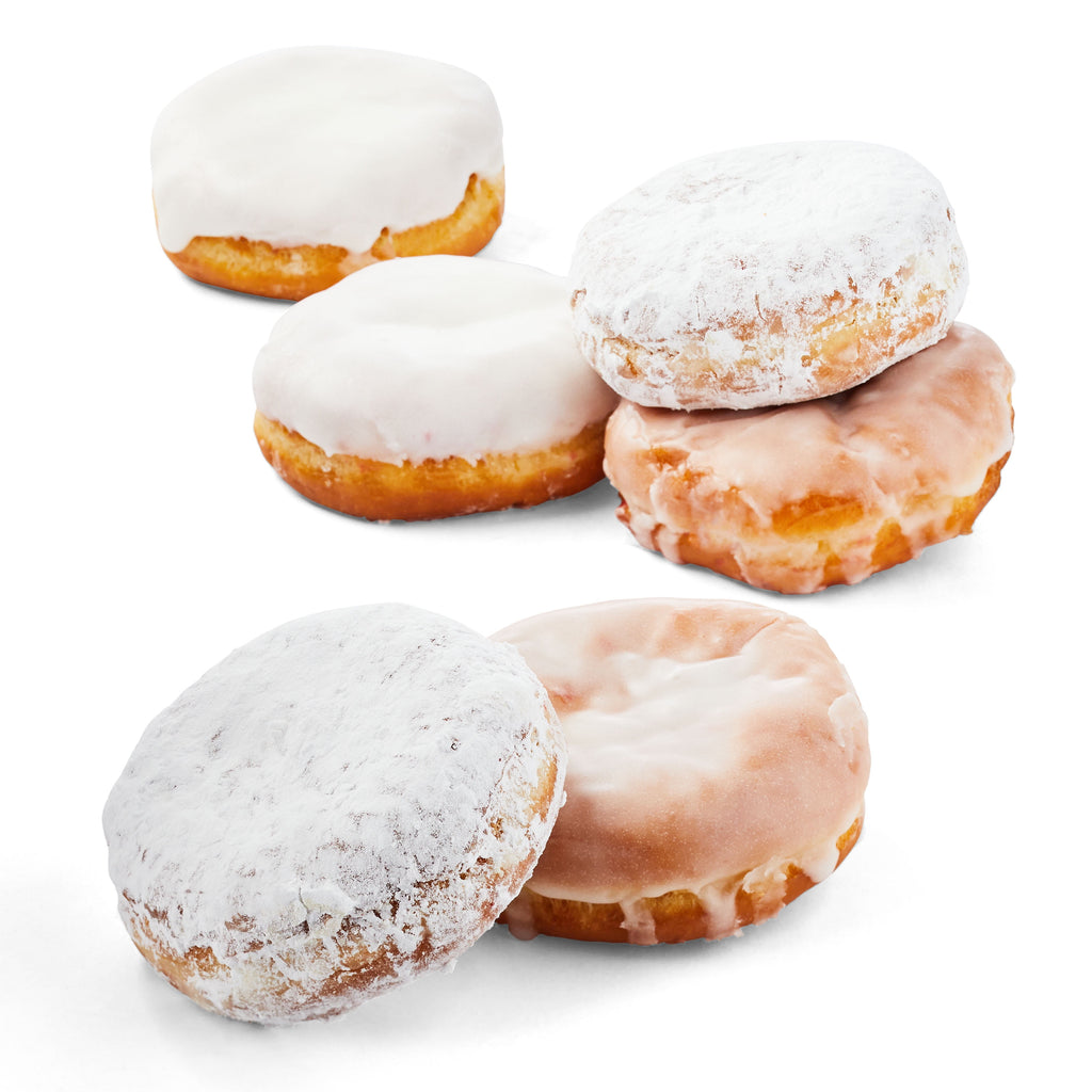 Raspberry Filled Bismark Donuts 16 Oz 6 Count Freshness Guaranteed