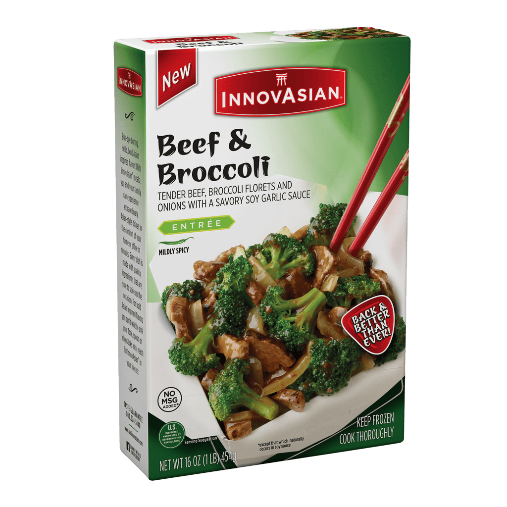 InnovAsian Cuisine Beef & Broccoli Frozen Meal 16 Oz