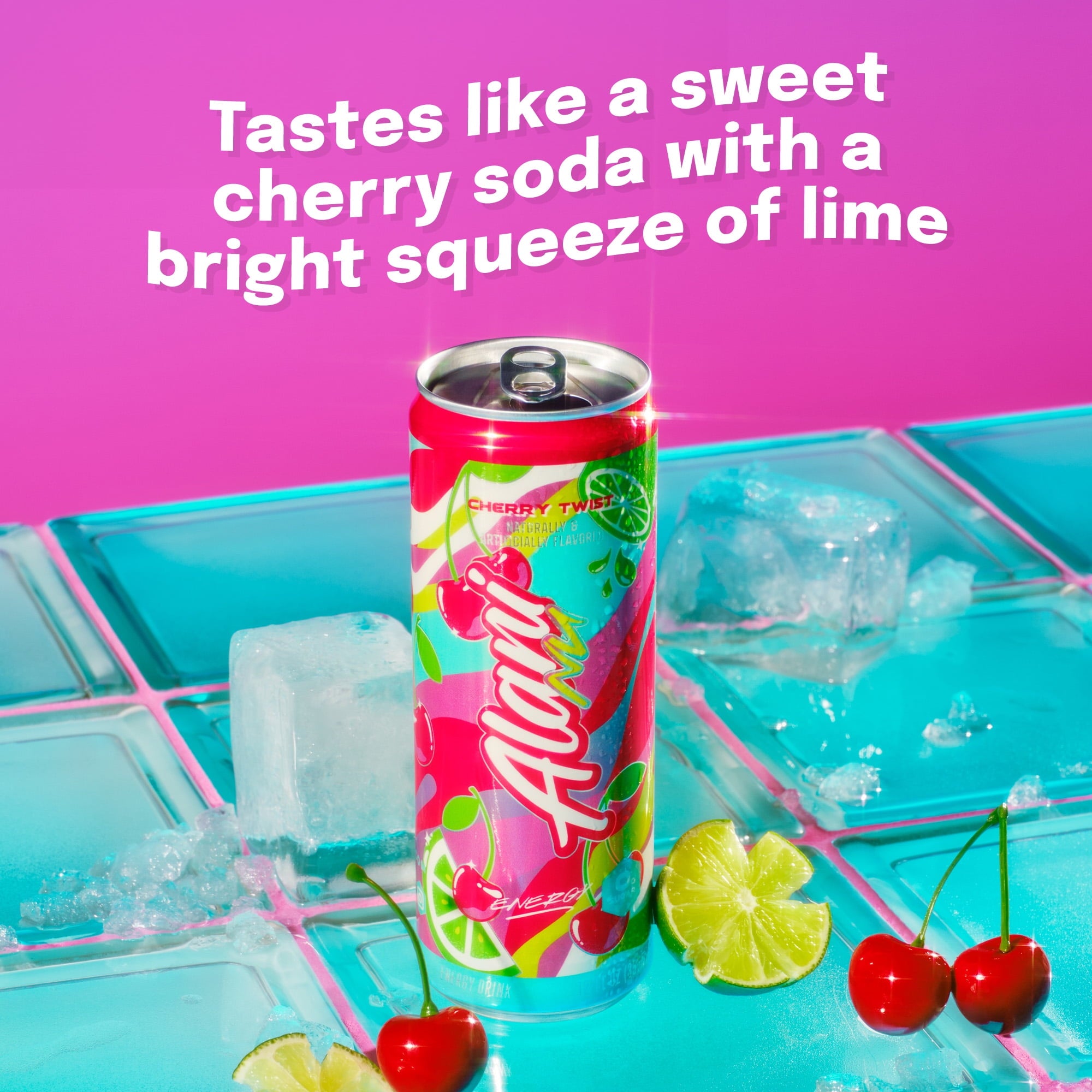 Alani Nu Cherry Twist Energy Drink 12 fl oz Single Can