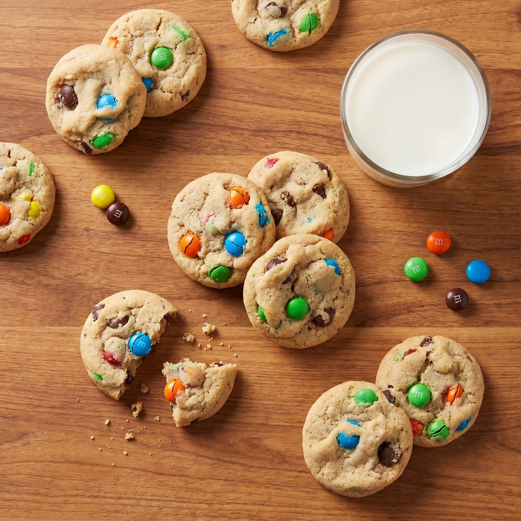 Mini M&M's Candy Cookies 12 Oz 48 Count Freshness Guaranteed