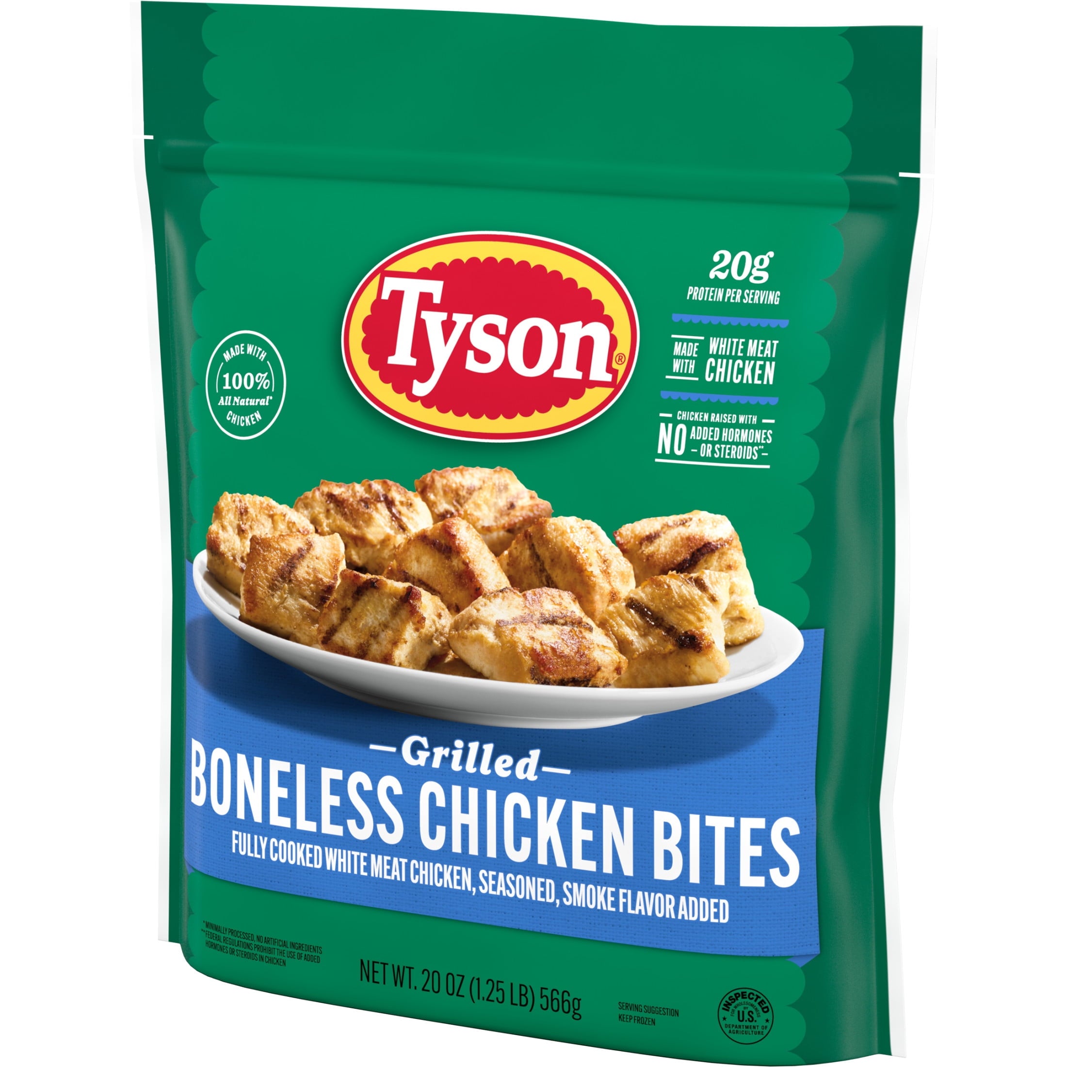 Tyson Grilled Boneless Chicken Bites Frozen 20 Oz