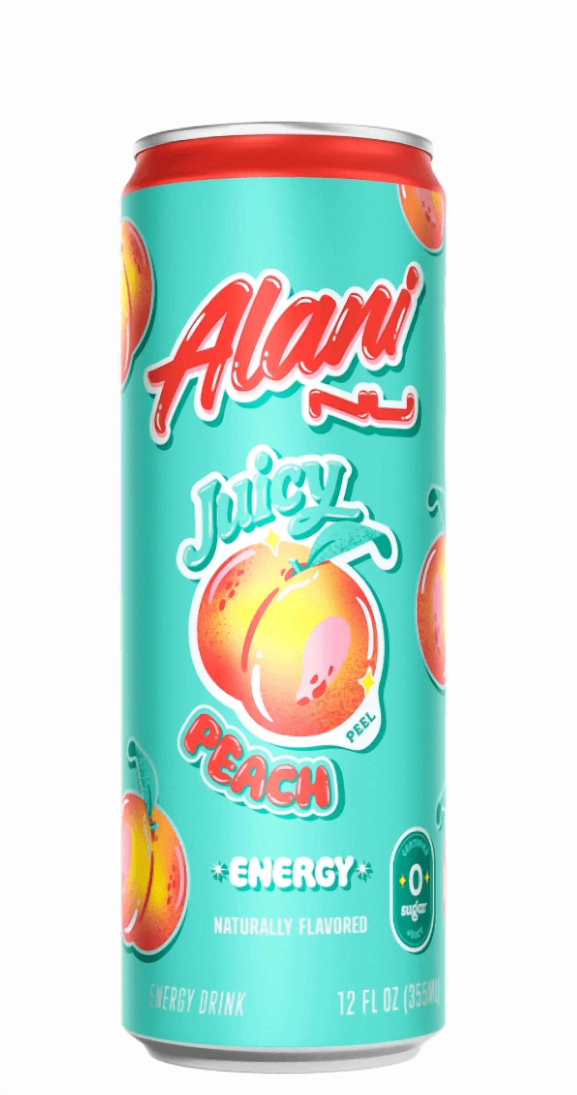 Alani Nu Juicy Peach Energy Drink 12 fl oz Single Can