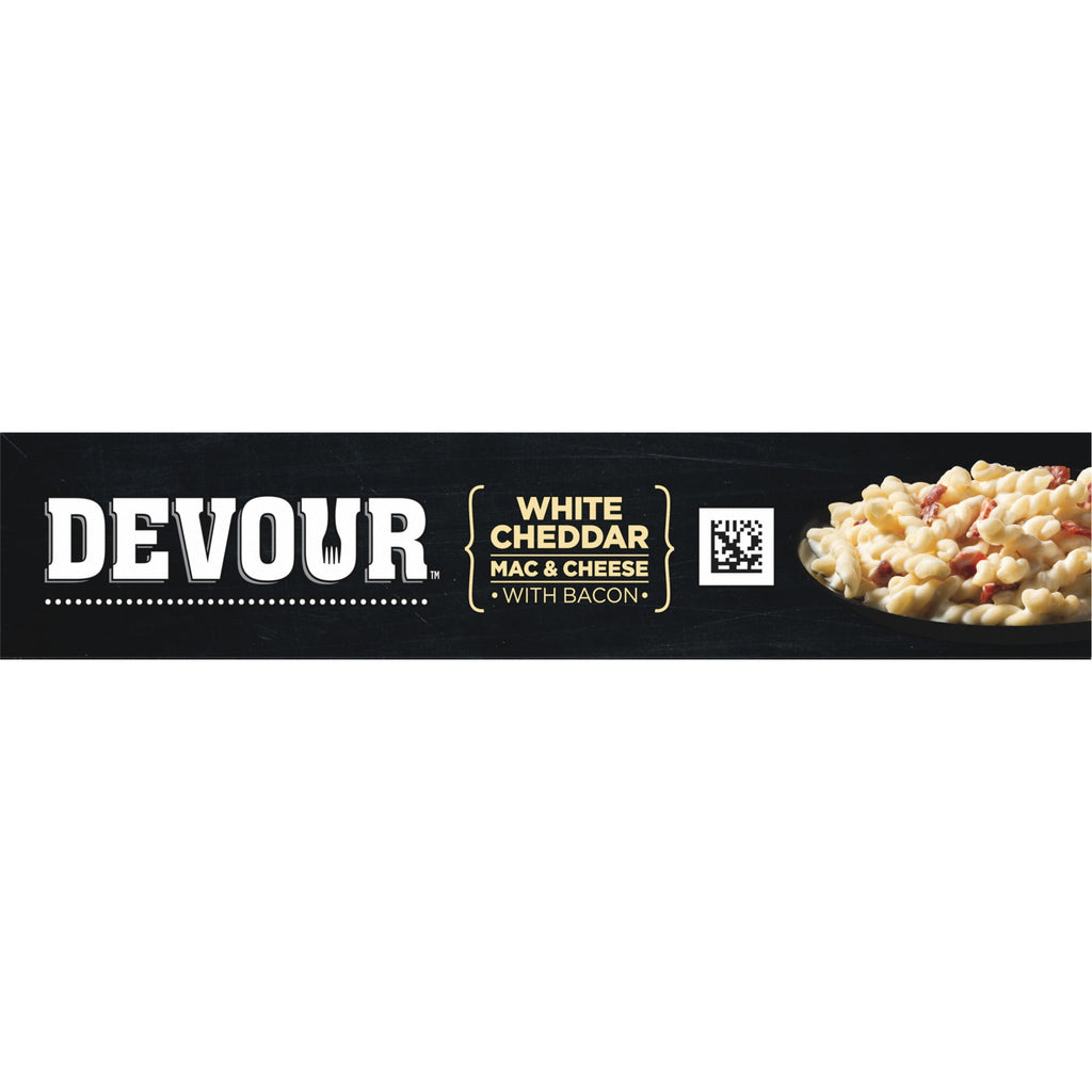 DEVOUR White Cheddar Mac & Cheese with Smoked Bacon Frozen Meal 12 Oz