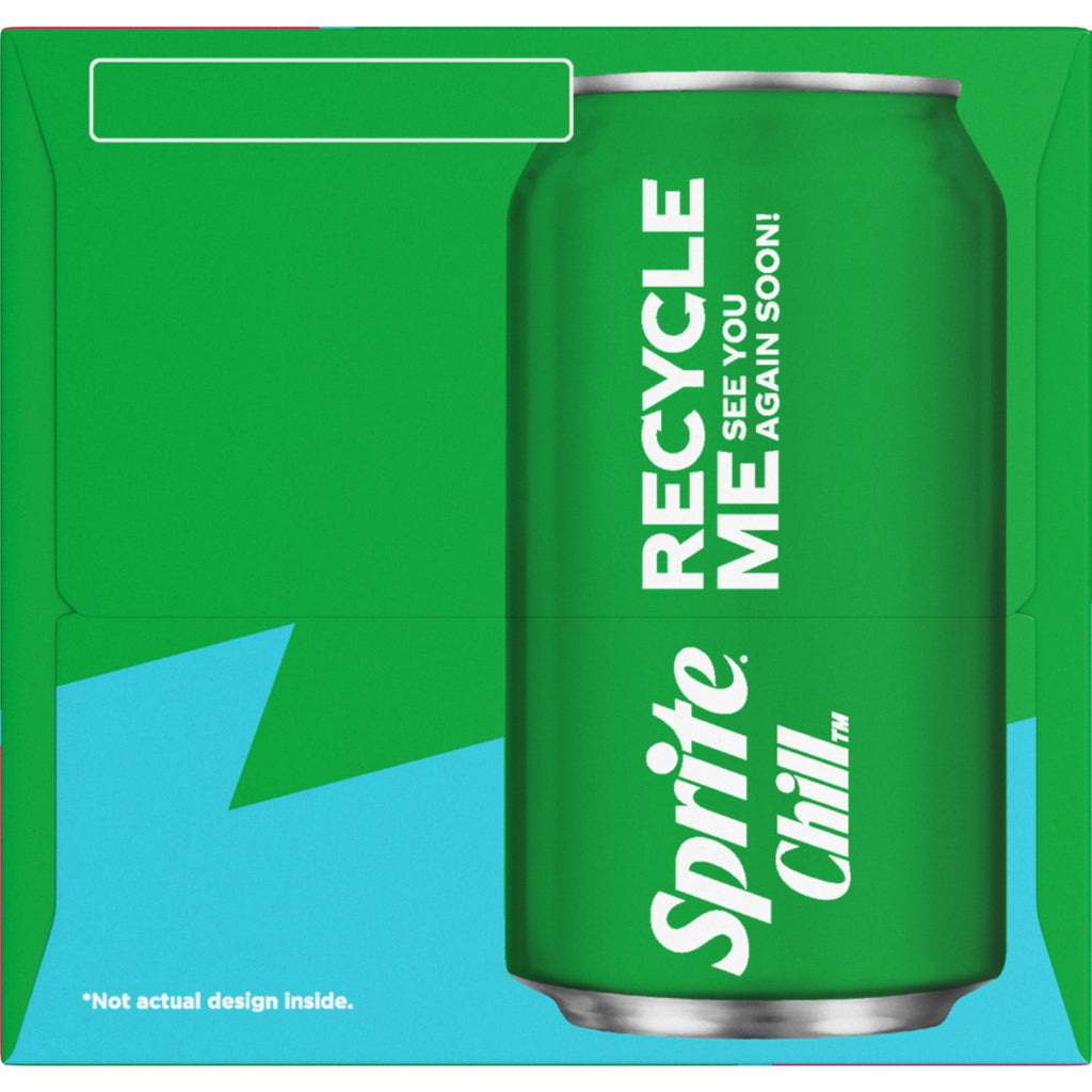Sprite Chill Cherry-Lime Caffeine Free Soda Pop Fridge Pack Cans 12 Fl Oz 12 Pack