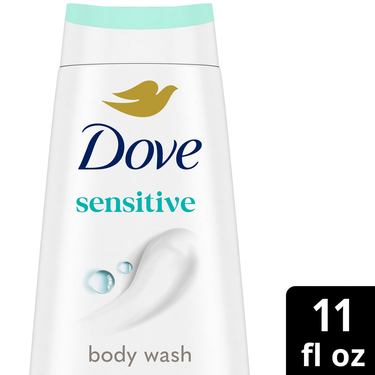 Dove Sensitive Skin Body Wash Hypoallergenic Moisturizing Cleanser 11 fl oz