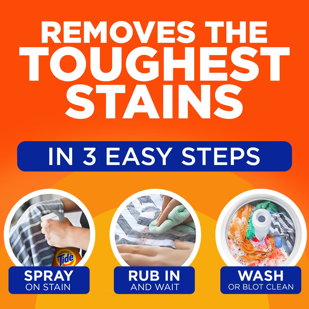 Tide +Ultra Oxi All-Fabric Laundry Stain Remover Spray 22 fl oz