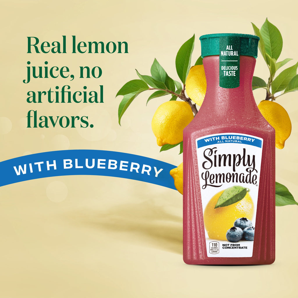Simply Lemonade with Blueberry Bottle 52 fl oz