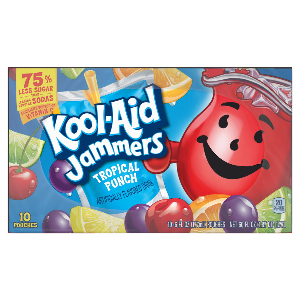 Kool-Aid Jammers Variety Pack Kids Drinks 30 Count 6 fl oz Pouches