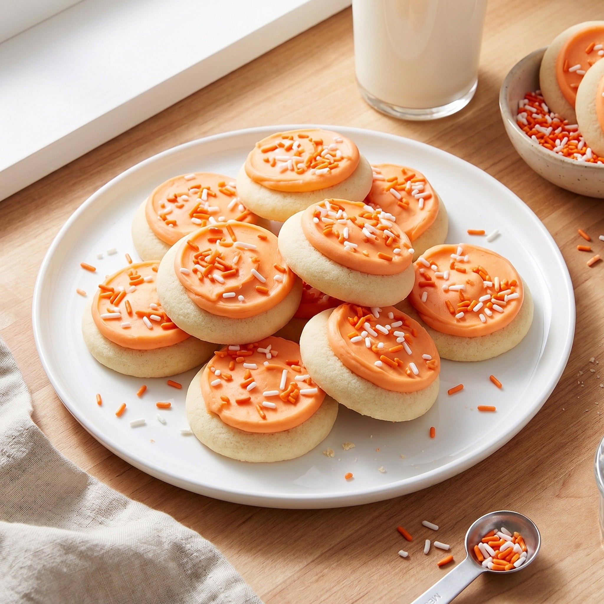 Orange Creme Frosted Sugar Cookies 13.5 Oz 10 Count Freshness Guaranteed