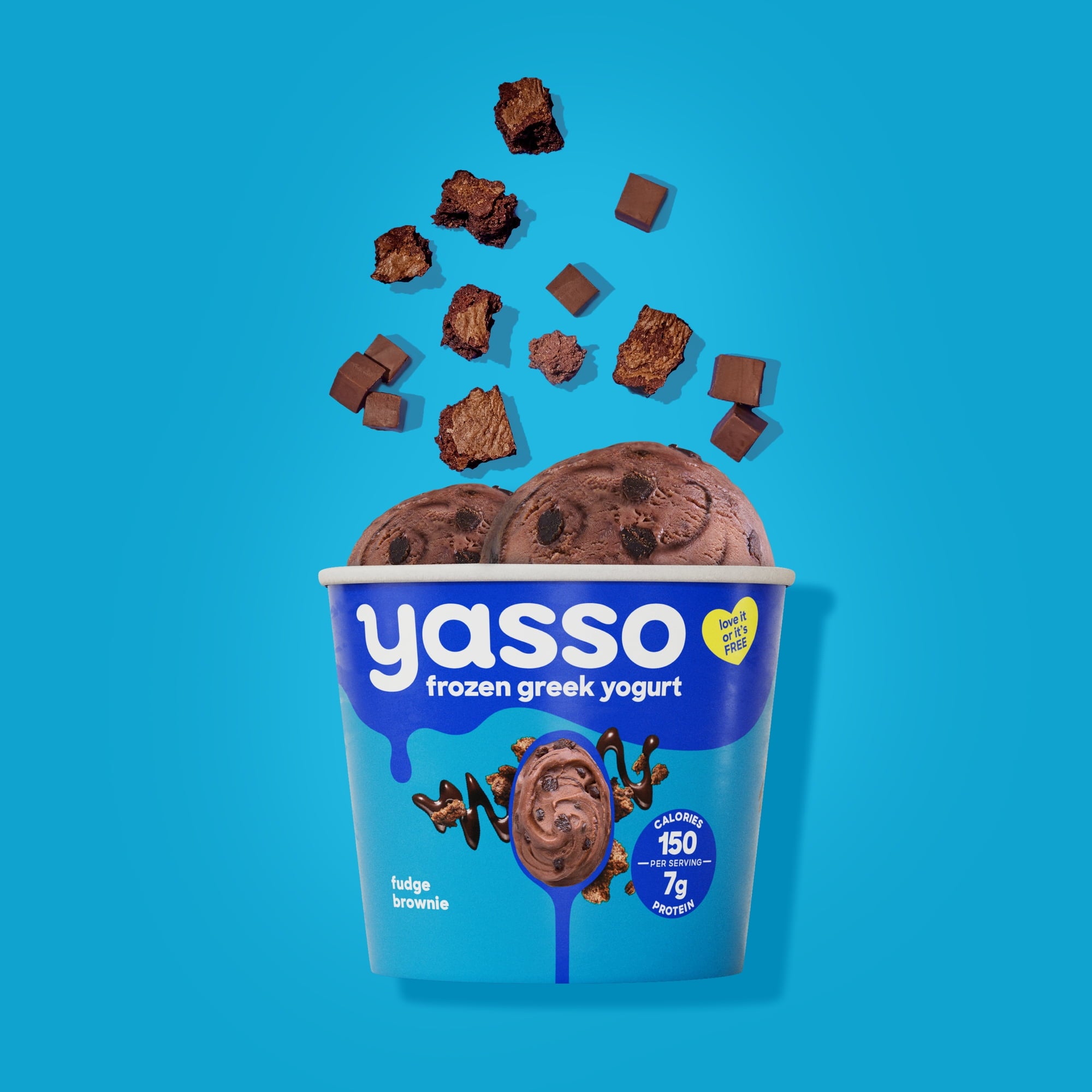 Yasso Fudge Brownie Frozen Greek Yogurt 14 Fl Oz