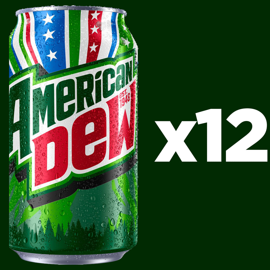 Mountain Dew Original Citrus Soda Pop Cans 12 Fl Oz 12 Pack