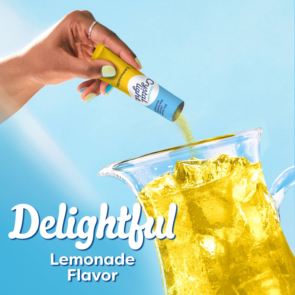 Crystal Light Sugar-Free Lemonade Drink Mix Packets 3.2 oz 6 Count