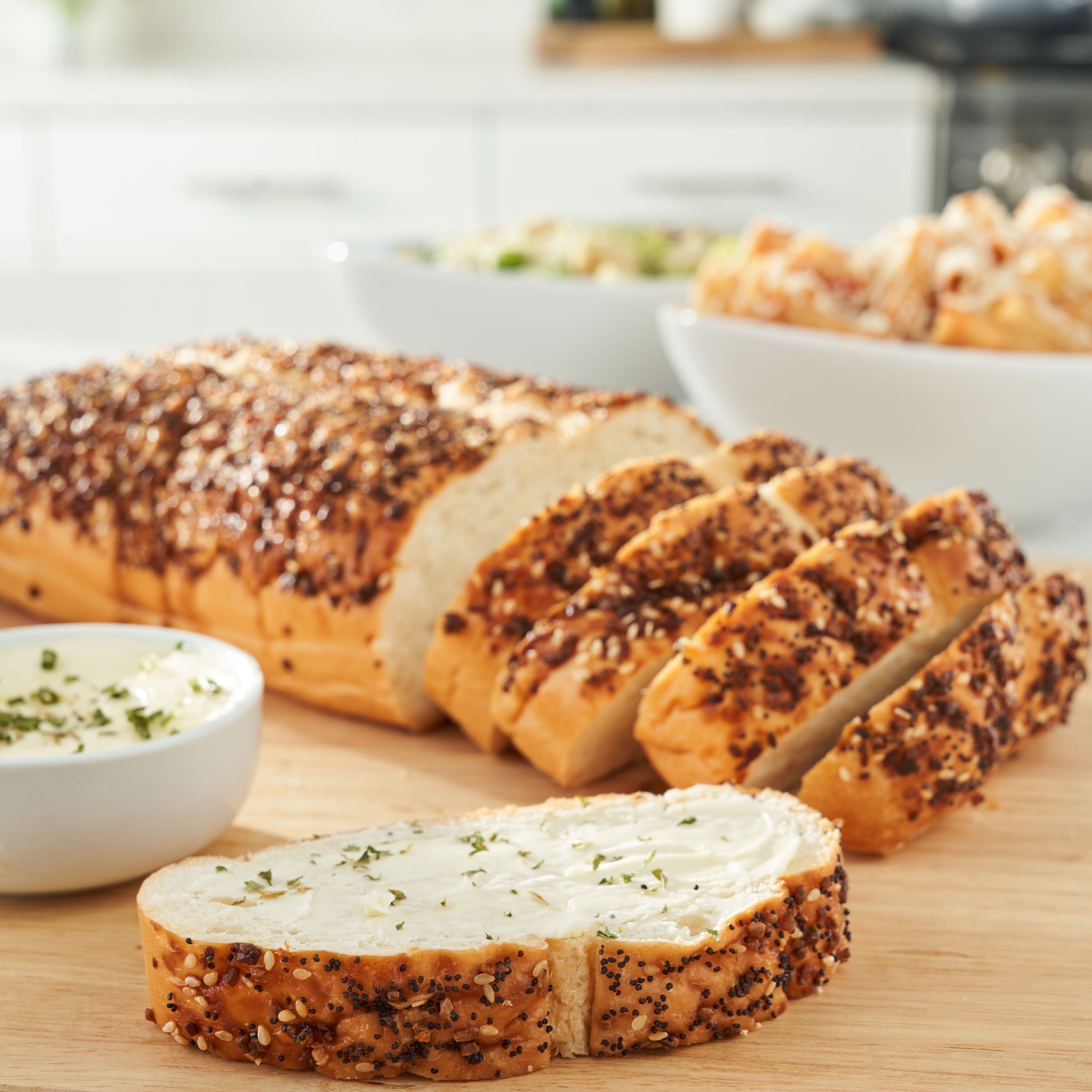 Everything Italian Bread Loaf 14 Oz 1 Count Freshness Guaranteed