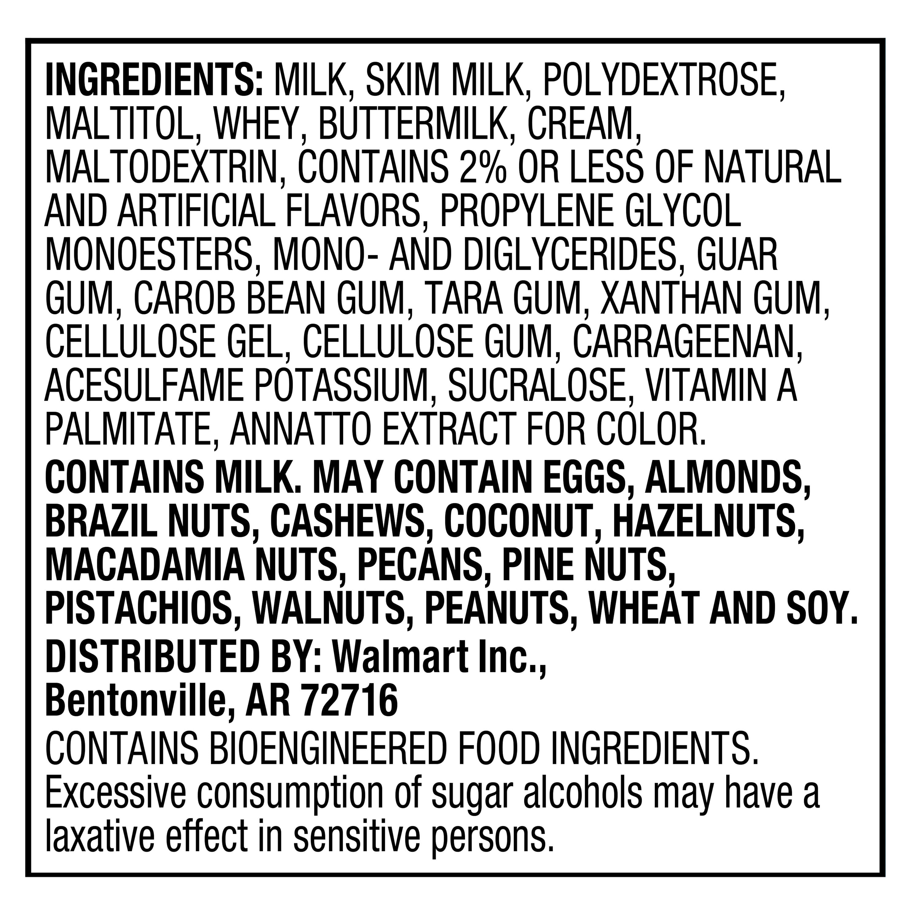 Great Value Homestyle Vanilla Low Fat Ice Cream 48 Fl Oz Tub