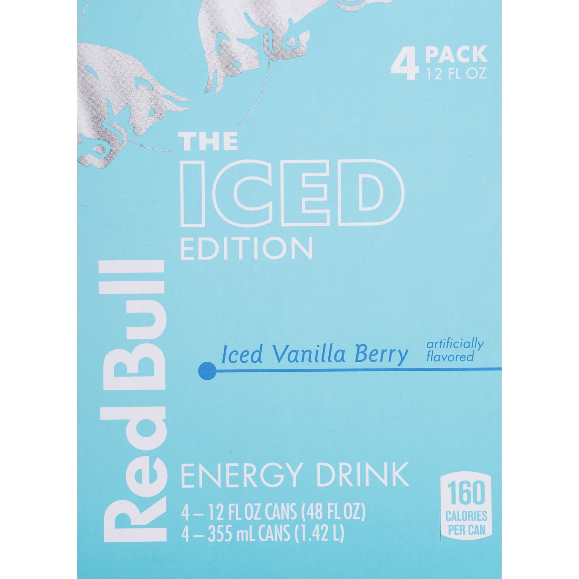 Red Bull Winter Edition Iced Vanilla Berry Energy Drink 12 fl oz 4 Pack Cans