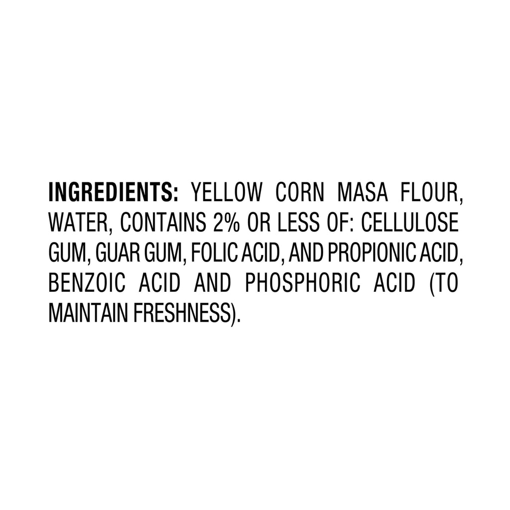 Extra Thin Yellow Corn Tortillas 1.1 Lb 24 Count Mission