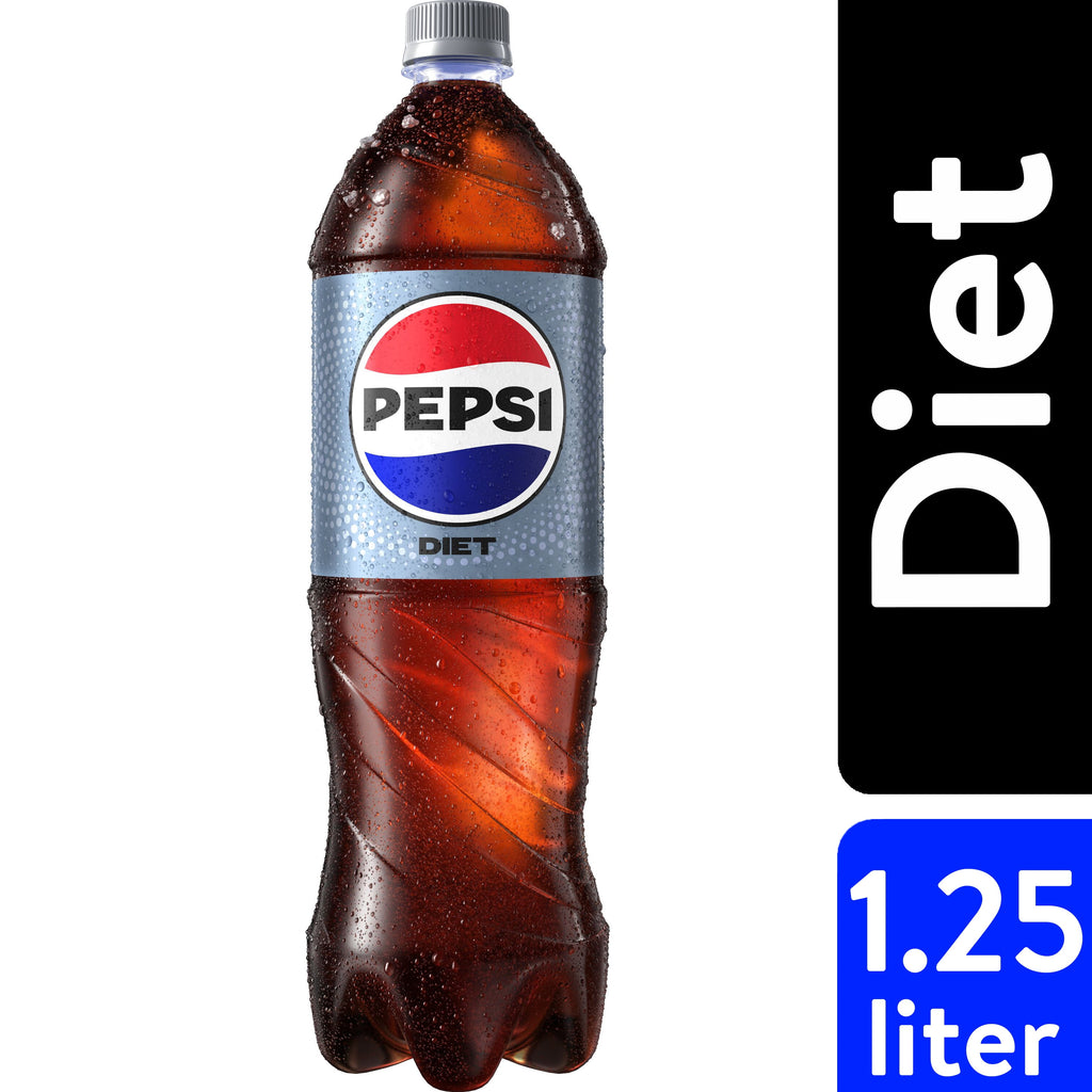 Diet Pepsi Cola Soda Pop Bottle 1.25 Liter