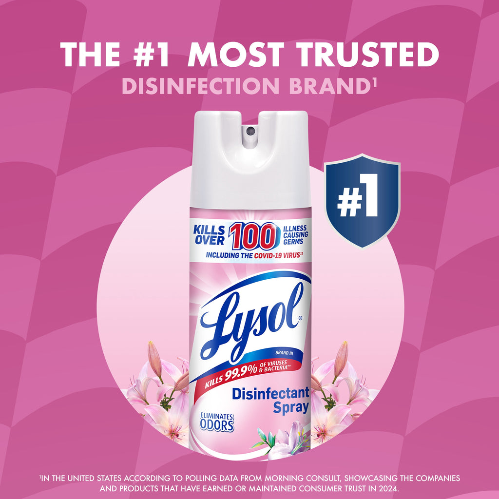 Lysol Disinfectant Spray Early Morning Breeze 19 oz