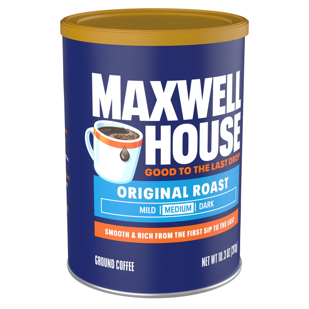 Maxwell House Original Roast Naturally Caffeinated Medium Roast Ground Coffee 10.3 oz Canister