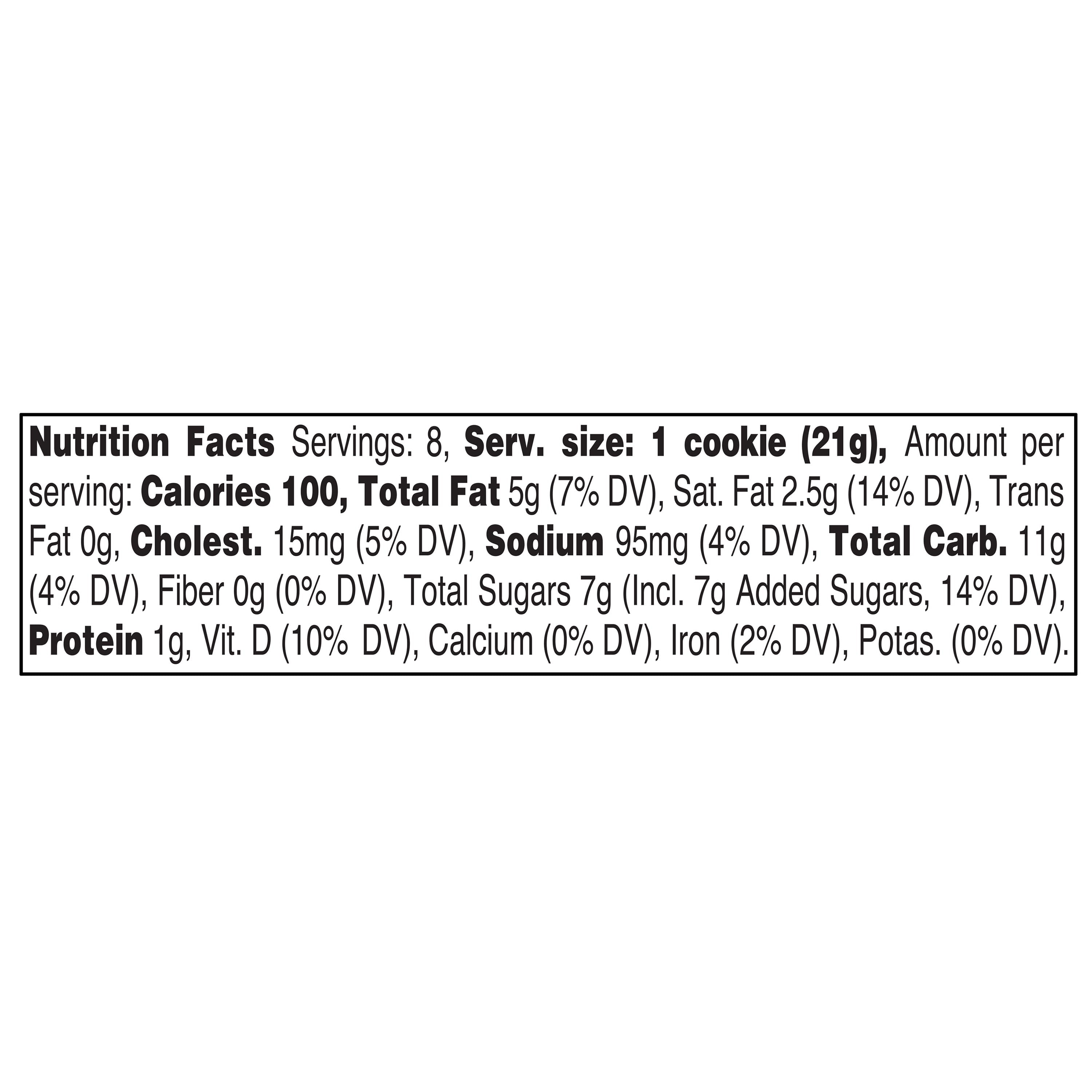 Thin & Crispy Chocolate Chip Walnut Cookies 6 Oz 8 Count Marketside