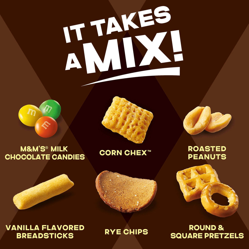 Sweet and Salty Snack Mix with M&Ms 13.5 Oz 1 Count Chex Mix